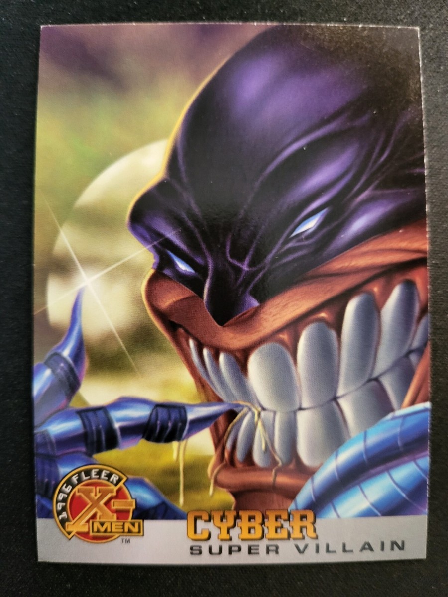 1996 Fleer Marvel X-men Super Villain Cyber #63 Card | eBay