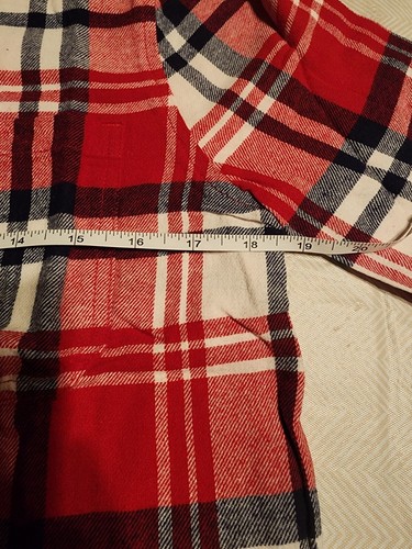 NWT Gap Red Multicolor Long Sleeve Boyfriend Flannel Button Down Shirt Women's S - Picture 9 of 14