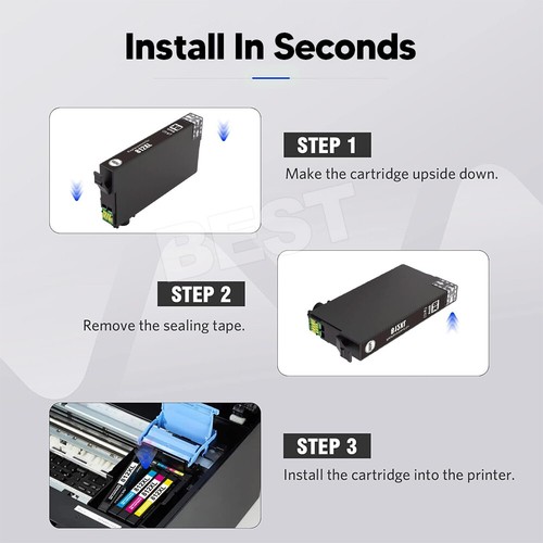 5x 812XL 812 XL Compatible Ink Cartridges For EPSON WF3820 WF3825 WF4830 WF4835 - Picture 9 of 10
