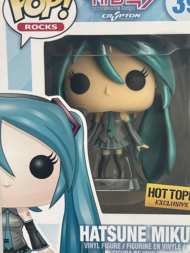 Funko Pop Hot Topic Exclusive Volcaloid Metallic Hatsune Miku #39 - Picture 2 of 9