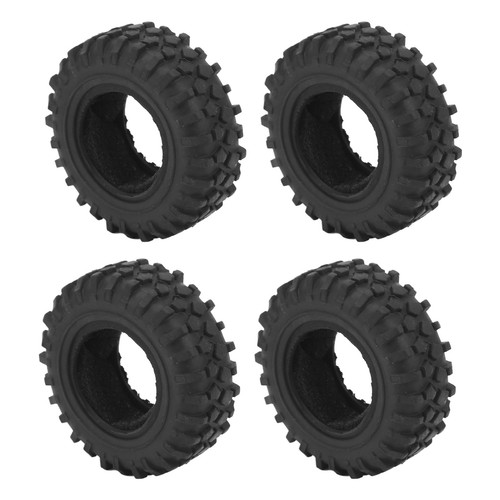 4PCS RC Crawler Tires 1.25in Flexible Wear Resistant RC Rubber Tyre For SCX - Picture 8 of 16