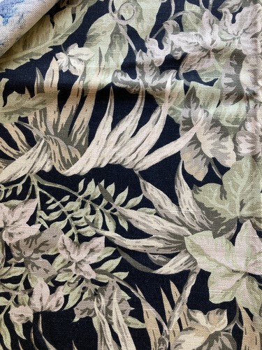 Lot 4 Vintage Waverly Fabric Cotton Upholstery Botanical Floral 25” x 25 1/2" - Picture 10 of 14