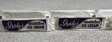 ISALY'S Ice Cream Advertising Wood Spoons * 9 New Still Connected! NOS