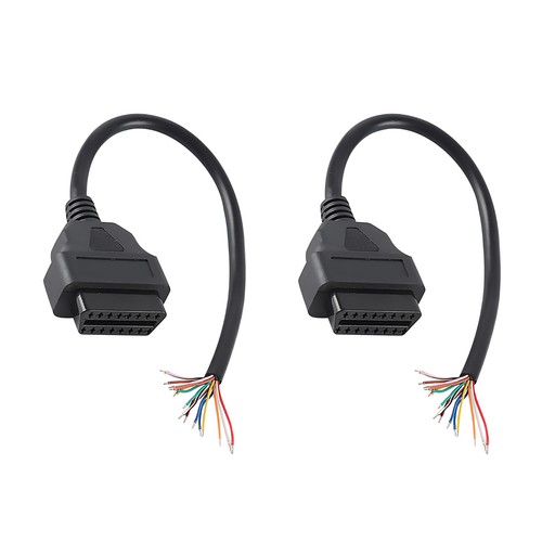 OBD2 16Pin Female / Male Plug Extension Connector Diagnostic OBDII Opening Cable - Picture 16 of 16