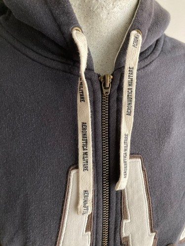 AERONAUTICA MILITARE Felpa Uomo full-zip Frecce Tricolori PAN cotone Size 2XL - Foto 3 di 11