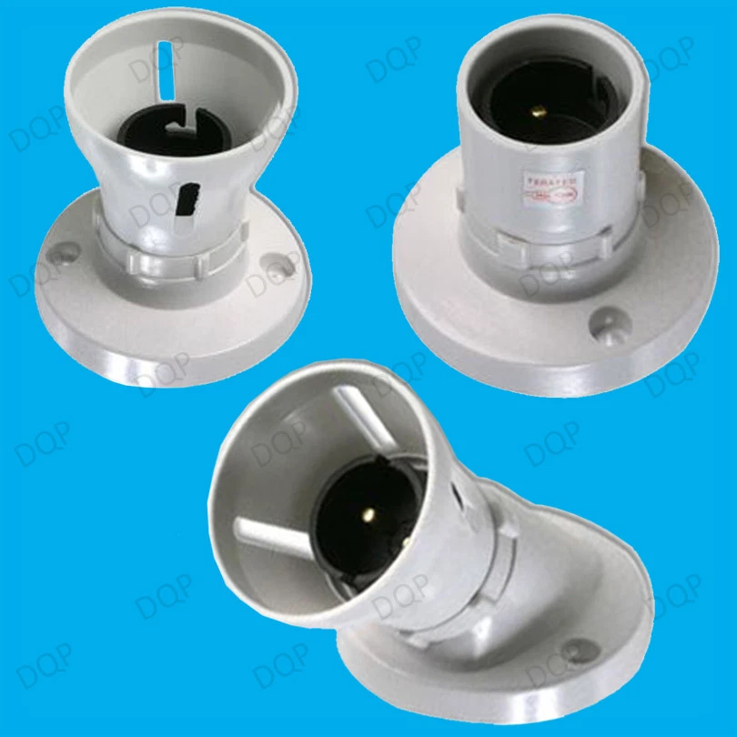 FN 4x Bayonet Batten White Ceiling Lampholder BC B22 Light Bulb Socket Lamp Fitting