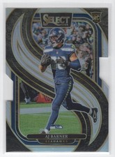 #103 2024 Select Prizm SILVER DIE CUT ! AJ Barner RC Seahawks