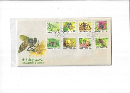 Singapore Year 1985 Insect FDC