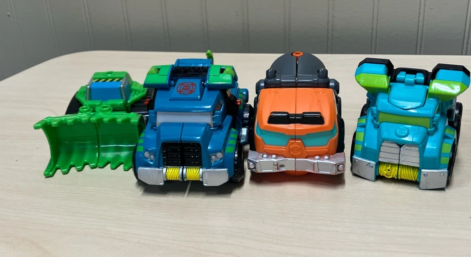 Transformers Heroes Rescue Bots Optimus Primal Lot of 4 Boulder Wedge Hoist - Image 2 of 4
