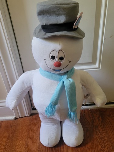 Frosty der Schneemann Weihnachtsfeiertag Greeter 24 Zoll Plüsch Gemmy