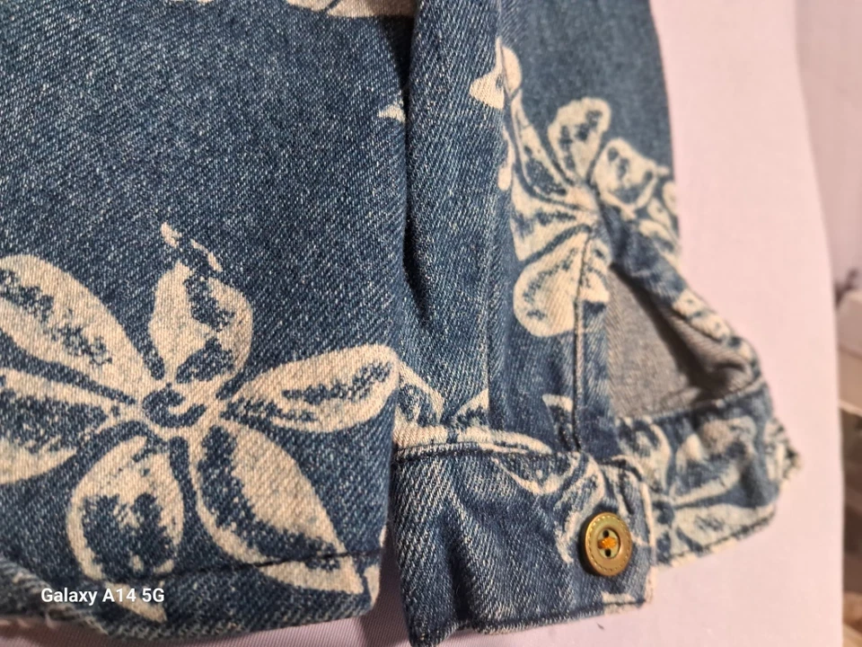   Chaqueta Denim Niñas 6/8 Hermoso Diseño + Cubierta Buttoms Foto 4 de 4