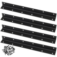 Raised Garden Bed Corner Brackets 4pcs L Bracket 90 Degree Angle Brackets Bla...