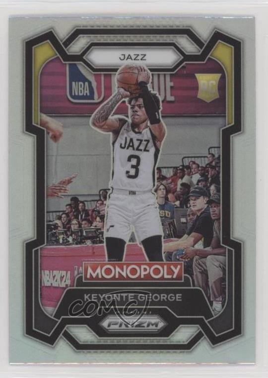2023-24 Panini Prizm Monopoly Silver Prizm Keyonte George #87 Rookie RC 1i3i