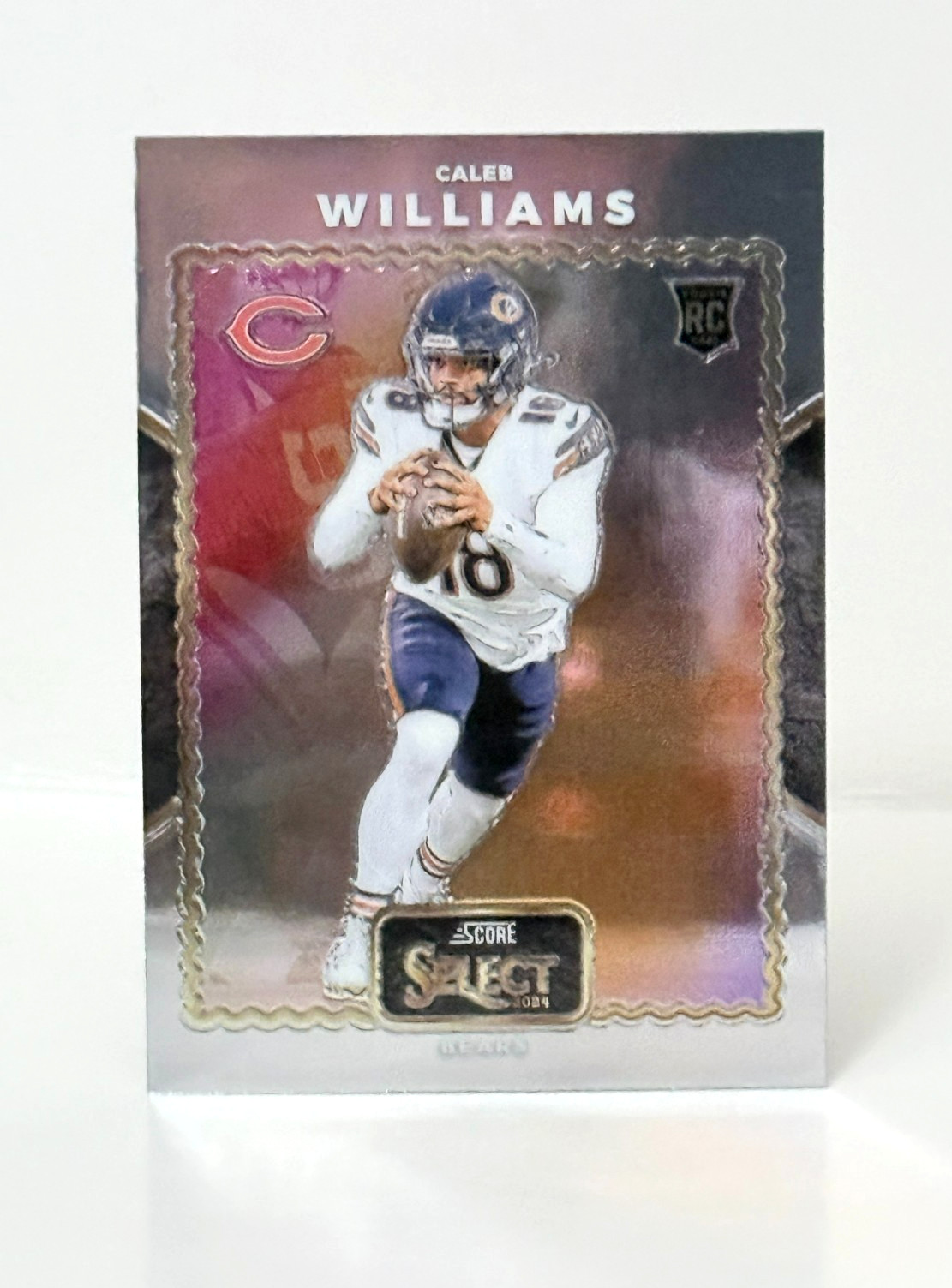 Caleb Williams 2024 Panini Select Score Throwback Rookie #21