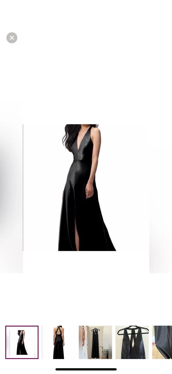 black bridesmaid dresses ebay Affordable Black Mismatched Long Formal Bridesmaid Dresses WG742 –  SposaBridal main image 1