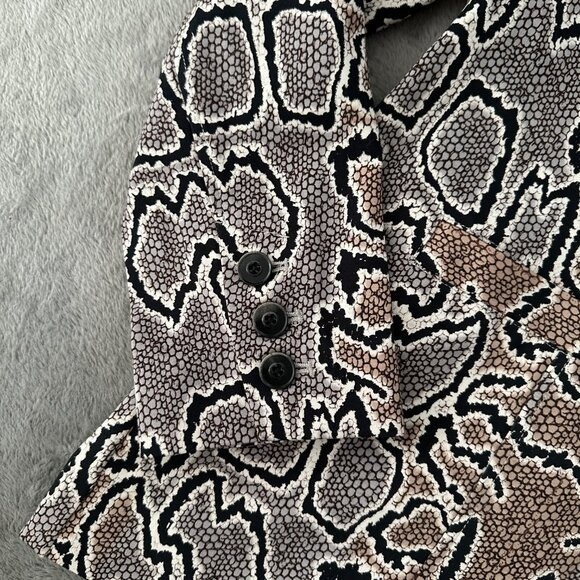 Cabi Python Double Breasted Blazer Jacket Women's… - image 4