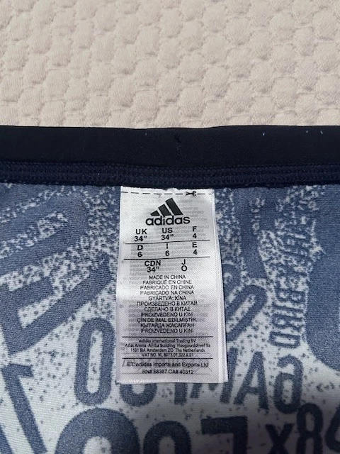 Calzoncillo de natación Adidas para hombre - talla 34 azul Foto 4 de 4