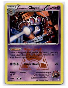 Team Magma's Claydol 11/34 Double Crisis Holo Rare