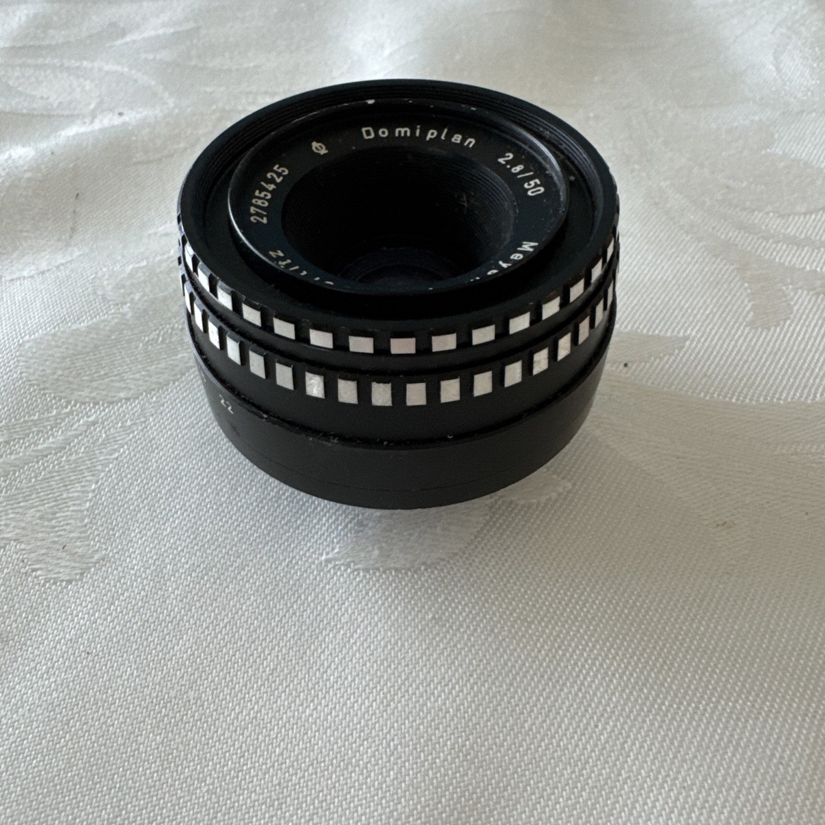 Vintage Meyer-Optik Gorlitz Zebra Domiplan 2.8/50mm Portrait