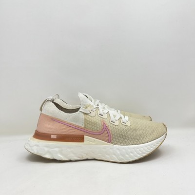 Nike React Infinity Run Flyknit Beige CD4372-103 Running Shoe Women's Size 9