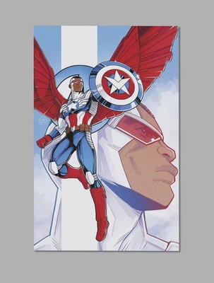 Avengers Captain America Premium Giclee Print 11'' x 17'' - Marvel Wall Art