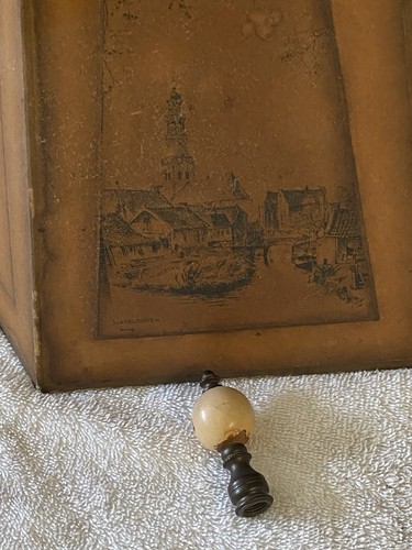 Vintage Unique Western Table Lamp Double Light 50s - Picture 12 of 24