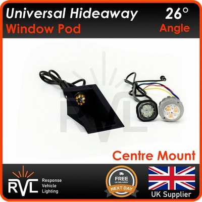 26 Grad Fenster Pods für LED HIDE AWAY LIGHTS Strobe Blinklicht Leuchtleisten