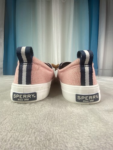 SPERRY | W6 | Top Slider Crest Vibe Sneaker Memory Foam | Pink/WHITE | STS85816 - Picture 4 of 11