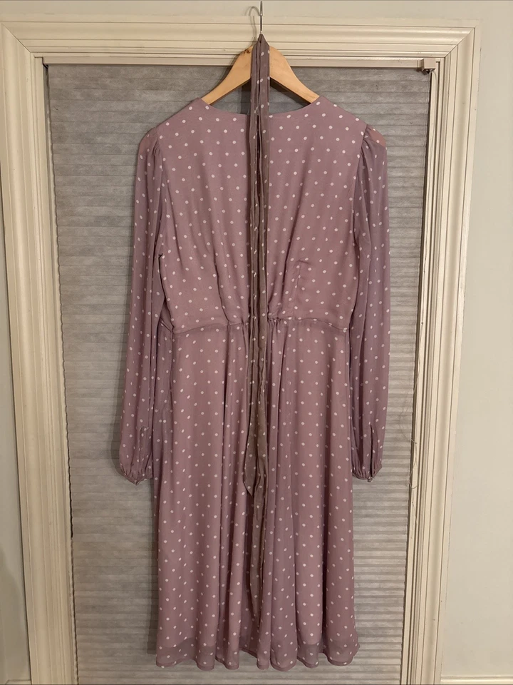 Vestido para mujer manga larga maternidad Luxe by Seraphine talla 6 beige Foto 2 de 3