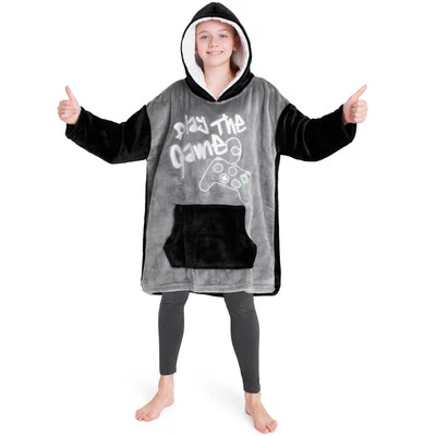 CityComfort Hoodie For Boys, Fleece Oversized Hoodie Blanket