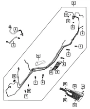 Genuine Mopar 3 Way Clip 68309835AA