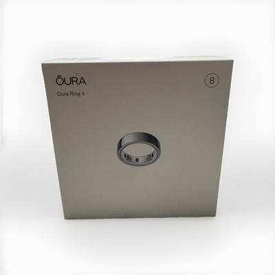 oura ring gen 4 size 8 silver