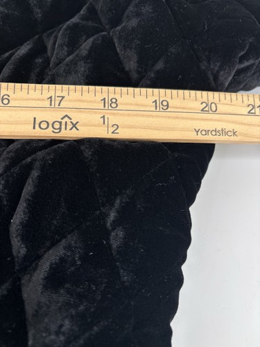 Habitat Mantel Blazer Medium Damen schwarz Velour gesteppt ein Knopf vorne - Bild 7 von 10