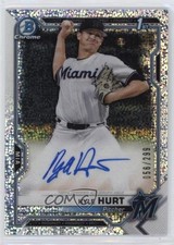 2021 Bowman Chrome Prospect Speckle Refractor /299 Kyle Hurt #CPA-KHU Auto 16ki