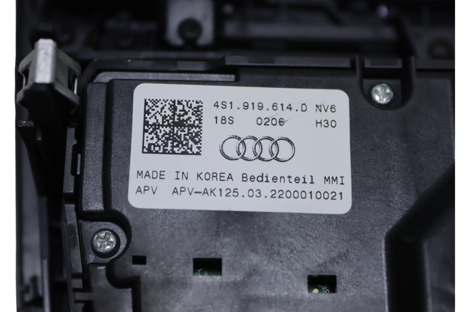 Audi R8 Center Console Multi Media Switch Panel Assembly 2017 - 2023 OEM