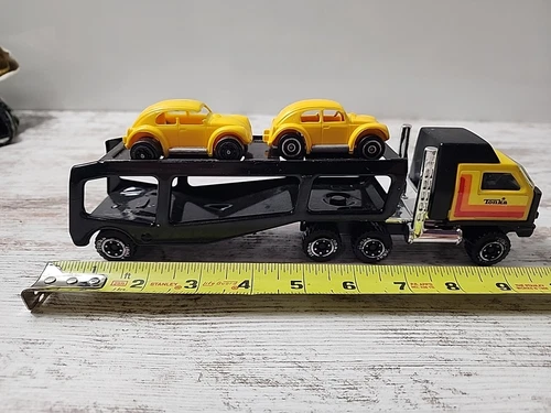 Vintage Tonka Toy Car Hauler 10in With Vw Bugs