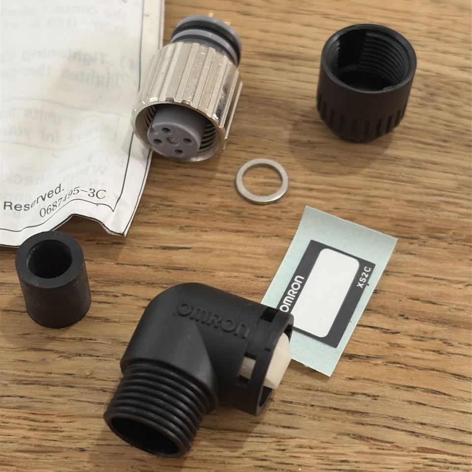 1 pcs - Omron Circular Connector, 4 Contacts, Cable Mount, M12 Connector, Socket - Image 3 of 4