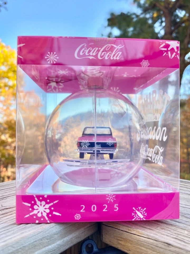 1976 GMC Sierra Grande 15 2025 M2 Machines Coca-Cola Christmas Ornament Coke C10 - Image 3 of 4