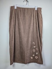 Vintage Maxi Skirt Size 20W Forest Fairy Pheobe Boho Grunge Peasant Embroidered