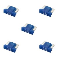 5 Sicherungen Niedrige Flachstecksicherung 15 A 8820-9 Hella FüR Diverse Fzg.