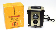 Kodak Brownie Reflex Synchro Model 127 Film Camera In Box - Collector's Piece