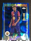 2024-25 Topps Chrome UEFA Lamine Yamal #27 Blue Lava Refractor Future Stars /150