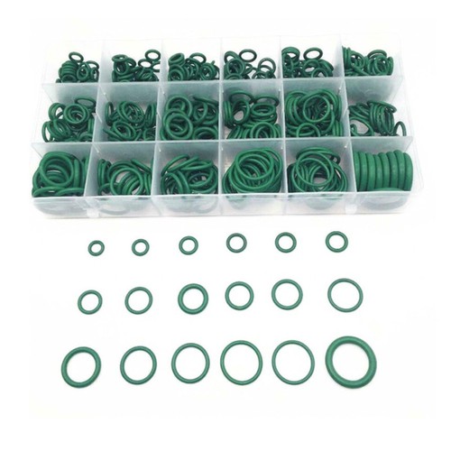 Kit d'assortiment de rondelles joint torique en caoutchouc vert 270 pi��ces - Picture 2 of 9