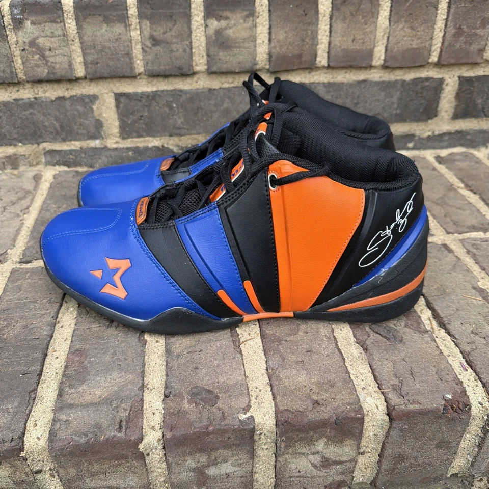 Zapatillas de baloncesto Starbury Knicks para hombre talla 11 azul naranja EE. UU. Foto 3 de 4