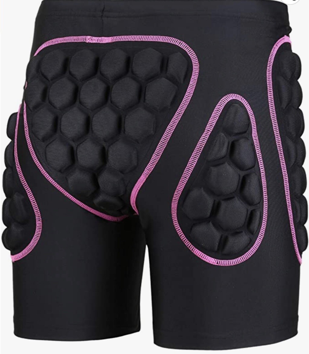 3D EVA Skiing Protection Shorts Padded Short Protective Hip Butt for Snowboard M