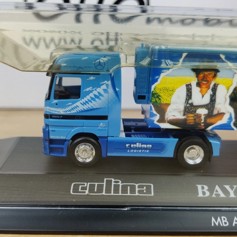 CAMION HERPA MERCEDES-BENZ ACTROS LH TAGLIA CULINA BAYERN-TRUCK 1:87 - Immagine 4 di 4