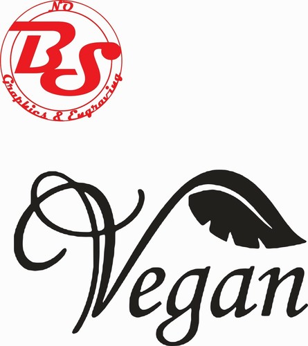 6" VEGAN Vegetarian Plants Plant Based Vinyl Decal Sticker Window noBS - Picture 11 of 26