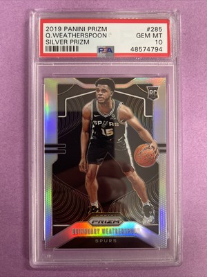 その他 19-20Panini Prizm Q.WEATHERSPOON PSA 10 2019 PANINI PRIZM DRAFT PICKS QUINNDARY WEATHERSPOON ROOKIE