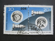 Ddr No. 970-971 se-tenant Stamps Used (AD 614)