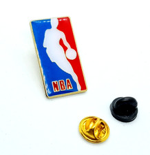LOGOMAN PIN Basketball NBA Logo Gift Enamel Hat Backpack Lapel Brooch